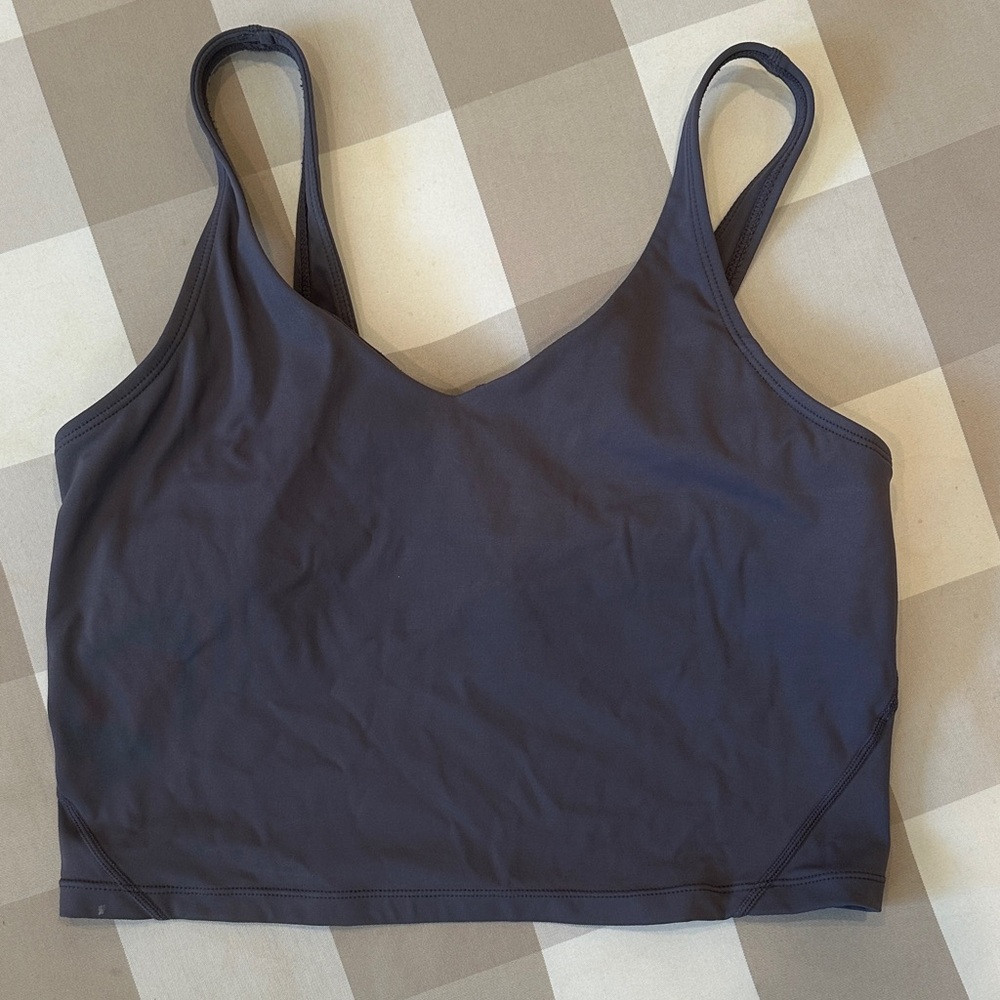 Graphite Longline Sport Bra